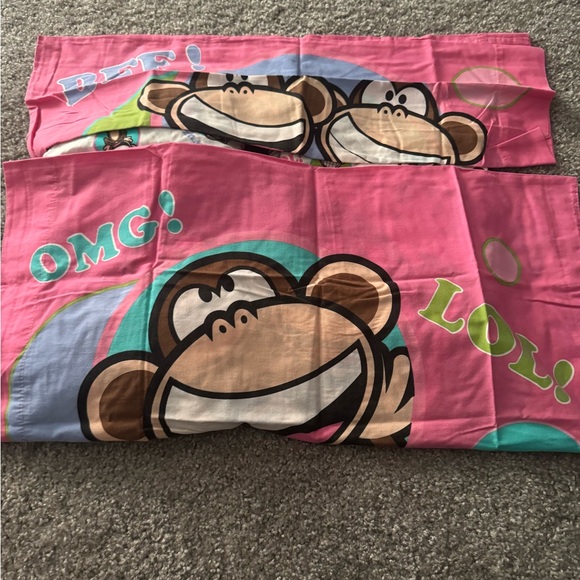 Bobby Jack Monkey Backpack and full size sheet Set - Picture 3 of 4